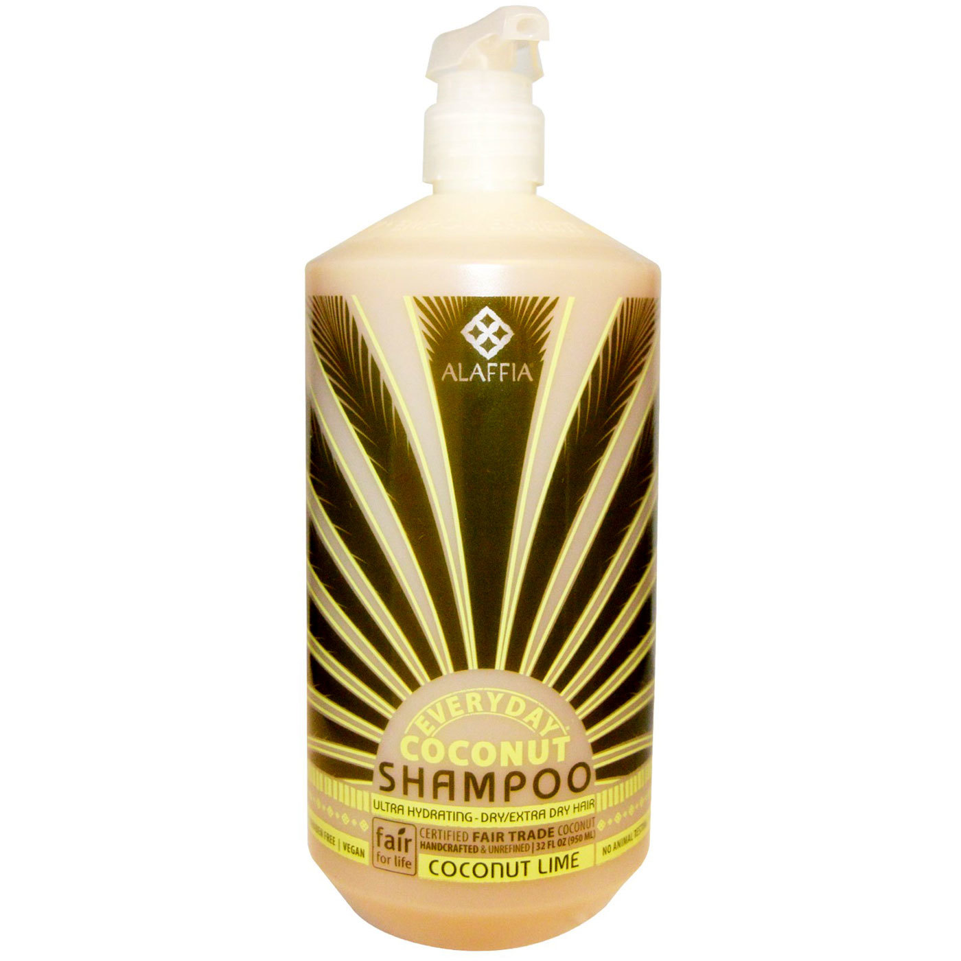 Alaffia Everyday Coconut Xampu, Cal de coco - 32 oz