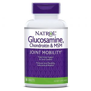 Natrol, Glucosamina Condroitina e MSM - 90 Tabletes