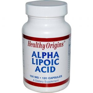 Healthy Origins, Ácido Alfa-Lipóico 100 mg - 120 Cápsulas