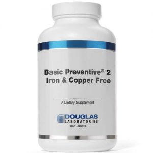 Douglas Labs Basic Preventive, Iron and Copper Free - #2 - 180 Tabletes
