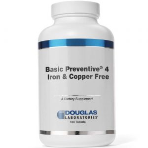Douglas Labs Basic Preventive, Iron and Copper Free - #4 - 180 Tabletes
