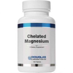 Douglas Labs, Magnésio Quelatado 100 mg - 100 Tabletes