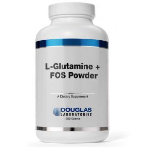 Douglas Labs, L-Glutamina + FOS em Pó - 250 g