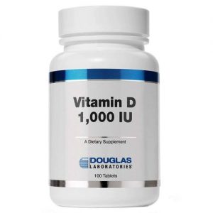 Douglas Labs, Vitamina D 1,000 IU - 100 Tabletes