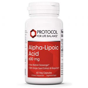 Protocol for Life Balance, Ácido Alfa-Lipóico - 600 mg - 60 Cápsulas Vegetarianas