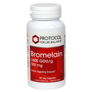 Protocol for Life Balance, Bromelaína 2,400 GDU/g - 90 Cápsulas Vegetarianas