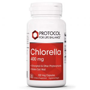 Protocol for Life Balance, Chlorella - 400 mg - 100 Cápsulas Vegetarianas