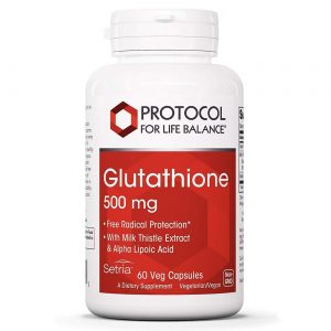 Protocol for Life Balance, Glutationa - 500 mg - 60 Cápsulas Vegetarianas