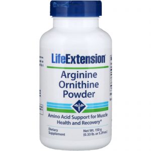 Life Extension, Pó de Arginina e Ornitina, 150 g (5,29 oz)