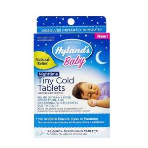 Hyland's bebê, Resfriados noturnos - 125 Tabletes