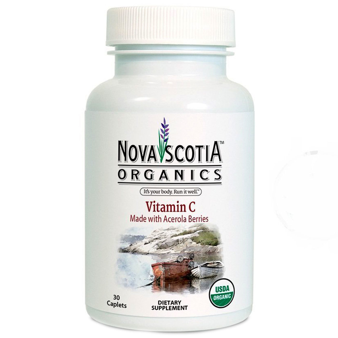 Nova Scotia Orgânicos Vitamina C - 130 mg - 30 Cápsulas