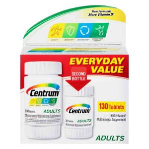 Centrum, Multivitamínico Adulto - 130 tabletes