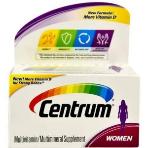 Multivitamínico para Mulheres Centrum 120 Tabletes