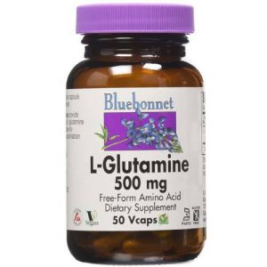 Bluebonnet Nutrition, L-Glutamina 500 mg - 50 Cápsulas vegetarianas