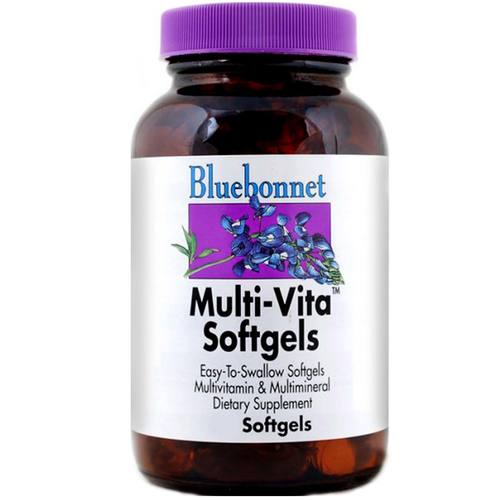 Bluebonnet Nutrition Multi-Vita com Iron - 120 Cápsulas em Gel