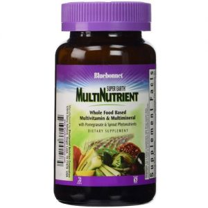 Bluebonnet Nutrition, Super Earth® Fórmula MultiNutrientes Com Ferro - 180 Cápsulas