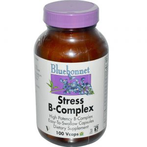 Bluebonnet Nutrition, Complexo-B Estresse - 100 Cápsulas Vegetarianas