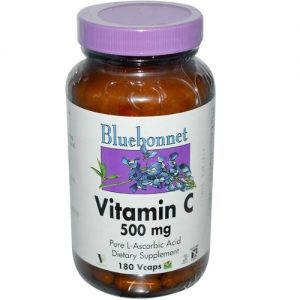 Bluebonnet Nutrition Vitamina C - 500 mg - 90 Cápsulas Vegetarianas