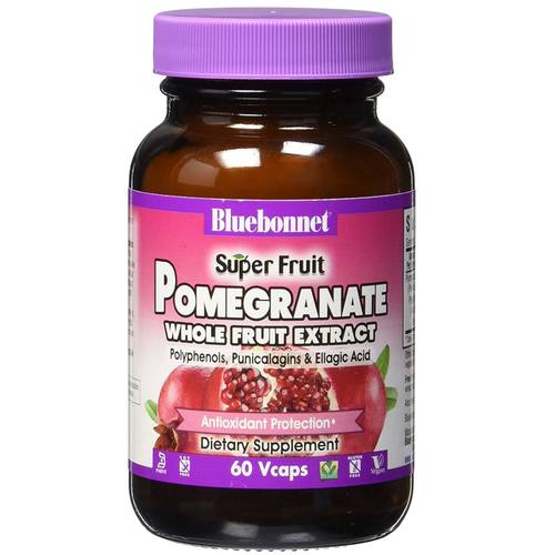 Bluebonnet Nutrition, Extrato de Frutas Integrais de Romã Superfruta - 800 mg - 60 Cápsulas Vegetarianas