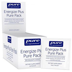 Pure EnCapsulations, Energize Plus Puro - 30 Pacotes