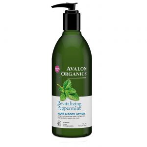 Avalon Organics, Loção Hidratante Para Mãos e Corpo, Hortelã-Pimenta - 340 g (12 fl oz)