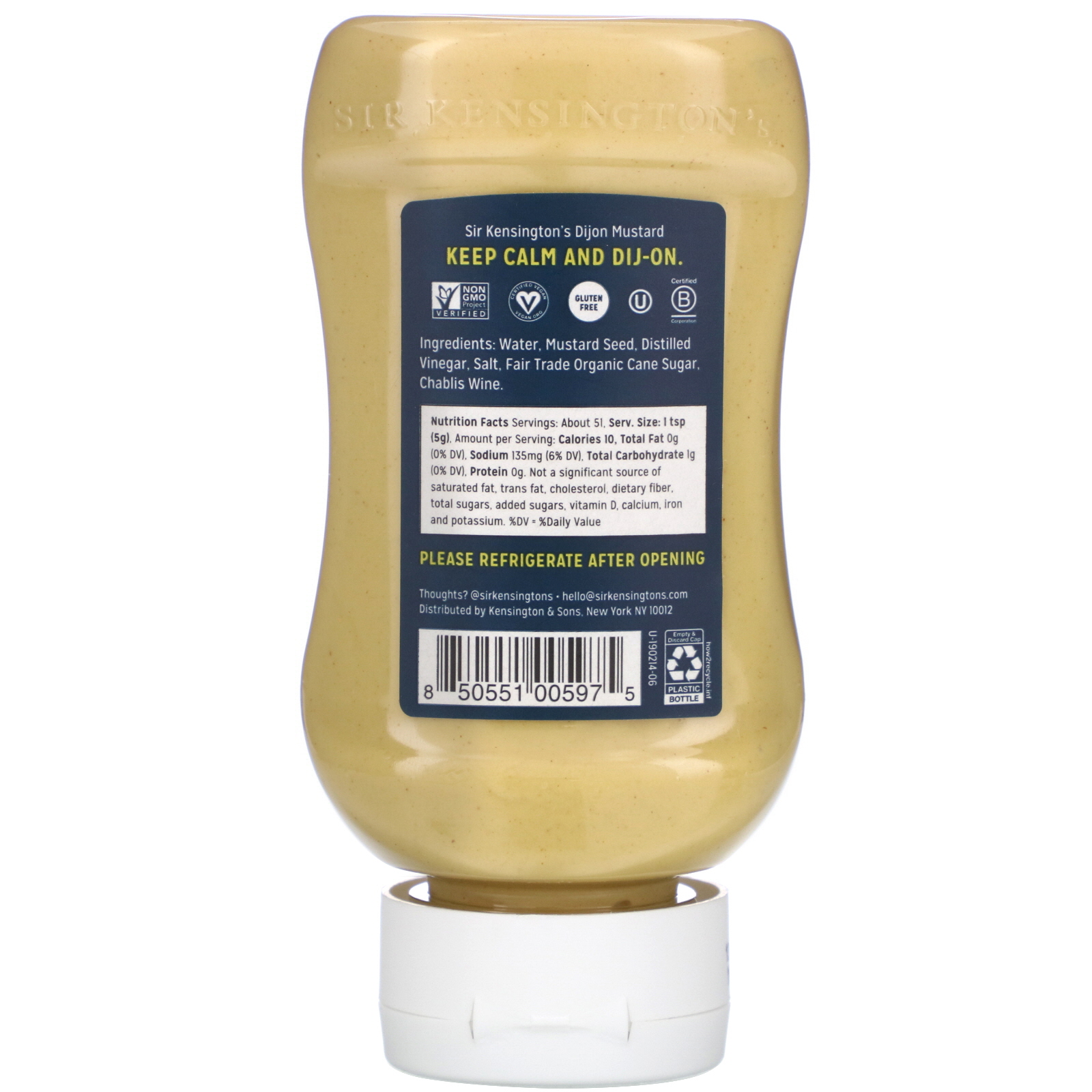 Sir Kensington's, Dijon Mustard, 9 oz (255 g) - Imagem 2