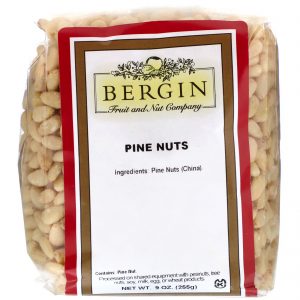 Bergin Fruit and Nut Company, Nozes de pinho, 9 oz (255 g)