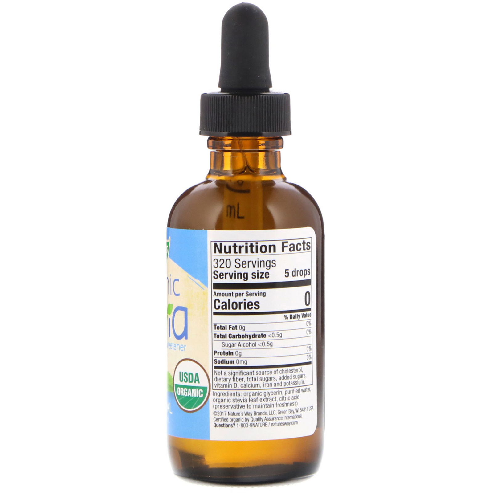 Nature's Way, Stévia Orgânica, Original, 2 fl oz (59 ml) - Imagem 2