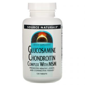 Source Naturals, Complexo de Glucosamina Condroitina com MSM, 120 Comprimidos