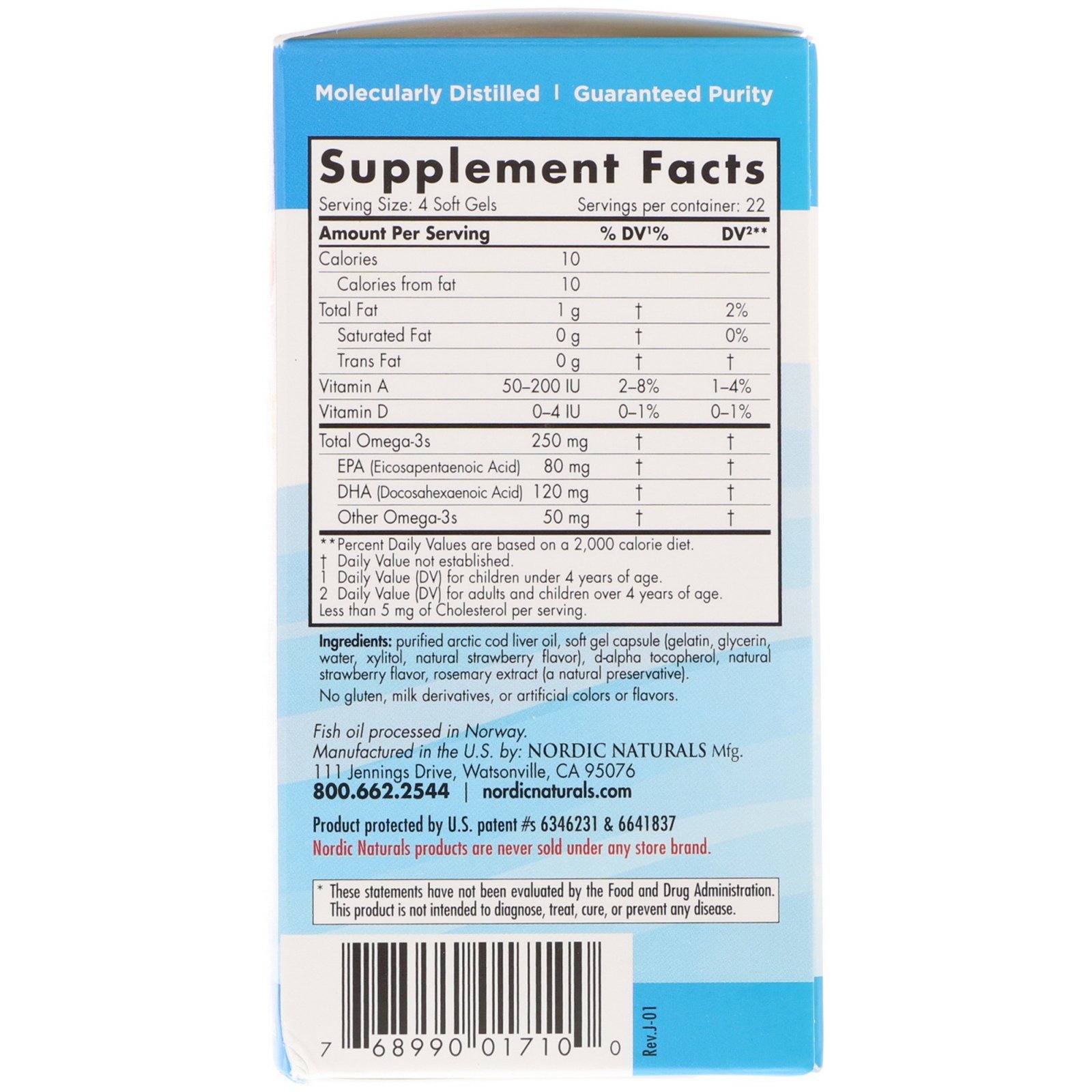 Nordic Naturals, Children's DHA, Ages 3-6, Strawberry, 250 mg, 90 Mini Soft Gels - Imagem 2