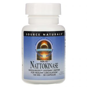 Source Naturals, NSK-SD, Nattokinase, 100 mg, 30 Cápsulas