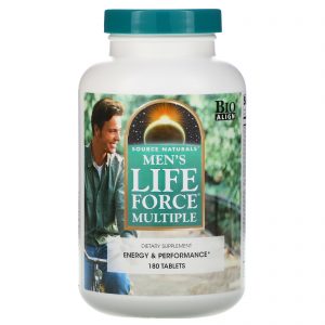 Source Naturals, Life Force Multiple para Homens, 180 Comprimidos