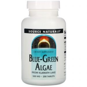 Source Naturals, Algas verde-azuladas, 200 tabletes