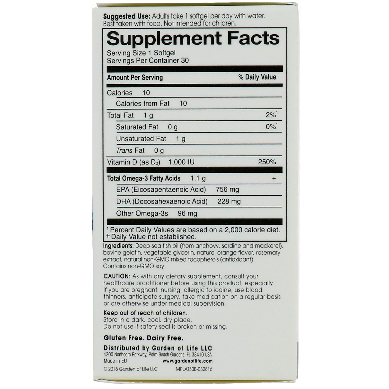 Minami Nutrition, Mais EPA Platina, Definitivo, Uma Vez ao Dia, Fórmula Ômega 3 + D3, Sabor Laranja, 30 cápsulas gel - Imagem 2