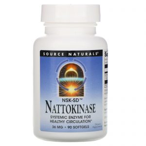 Source Naturals, Nattokinase NSK-SD, 36 mg, 90 cápsulas softgel