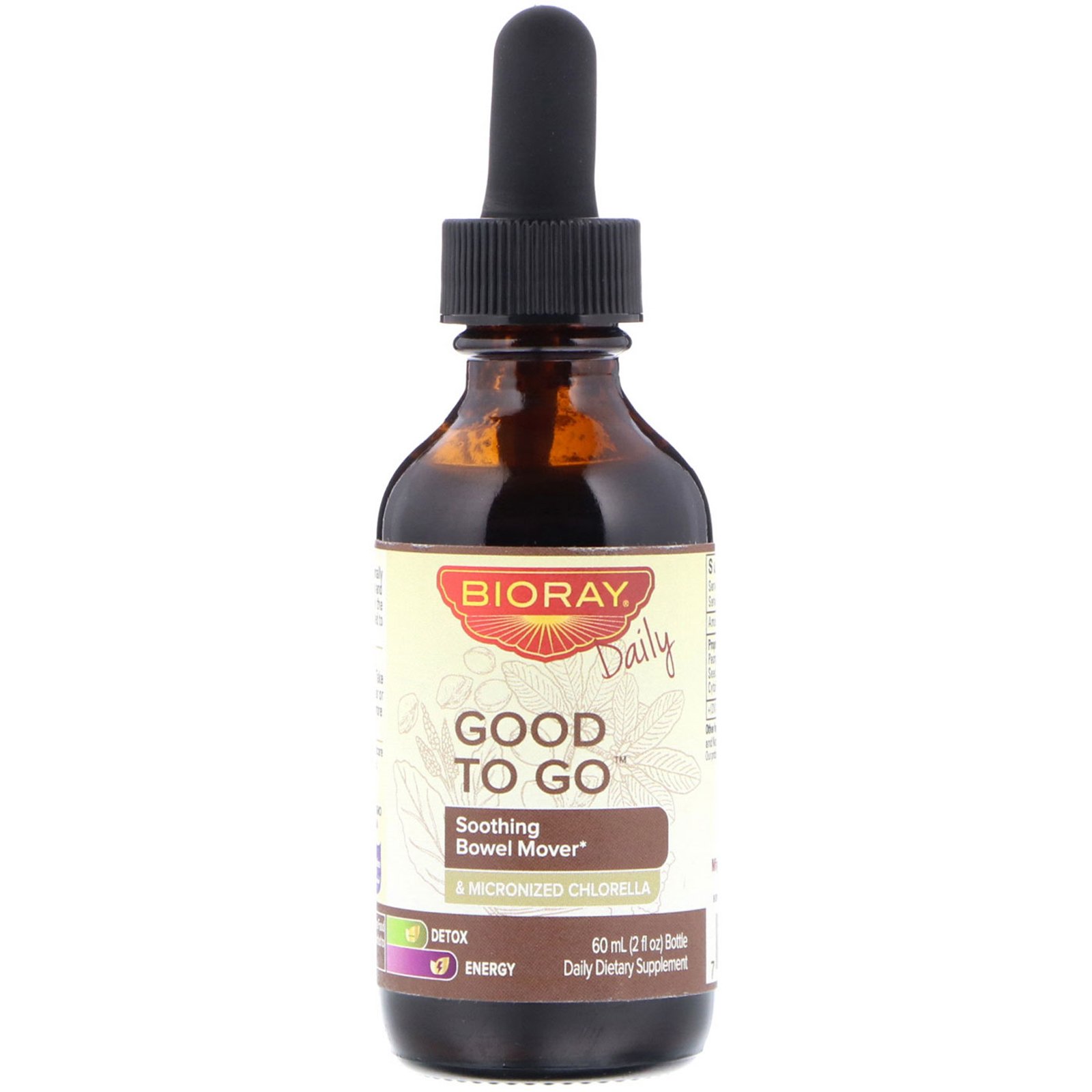 Bioray, Good To Go, Suporte Intestinal Relaxante, 2 fl oz (60 ml) - Imagem 3