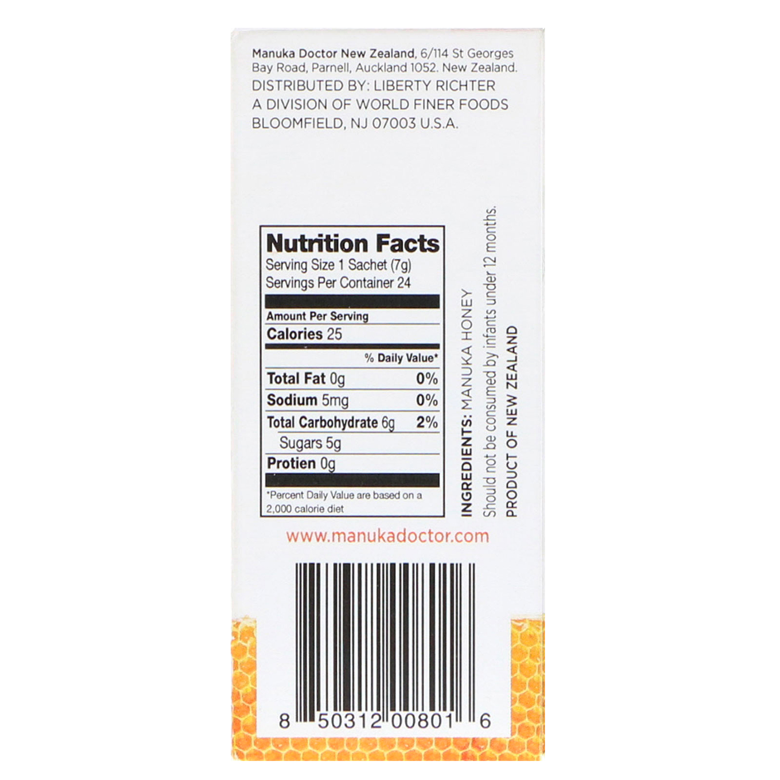 Manuka Doctor, 20+ Mel Manuka, 24 Sachês, 7 g (0,25 oz) Cada - Imagem 3