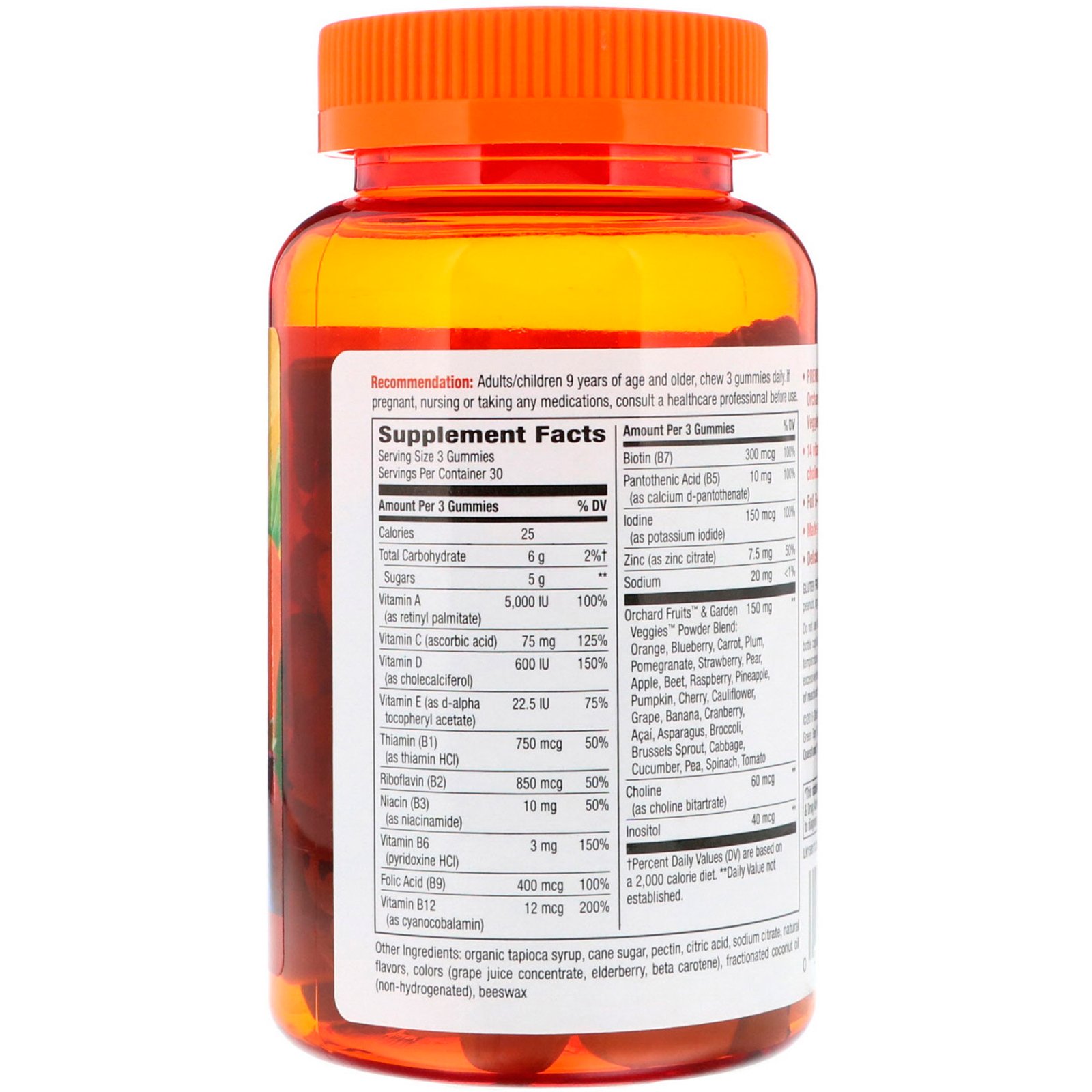 Nature's Way, Alive! Multi-Vitamin, Adult Gummies, Fruit Flavors, 90 Gummies - Imagem 2