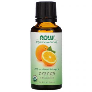 Now Foods, Óleos Essenciais Orgânicos, Laranja, 1 fl oz (30 ml)