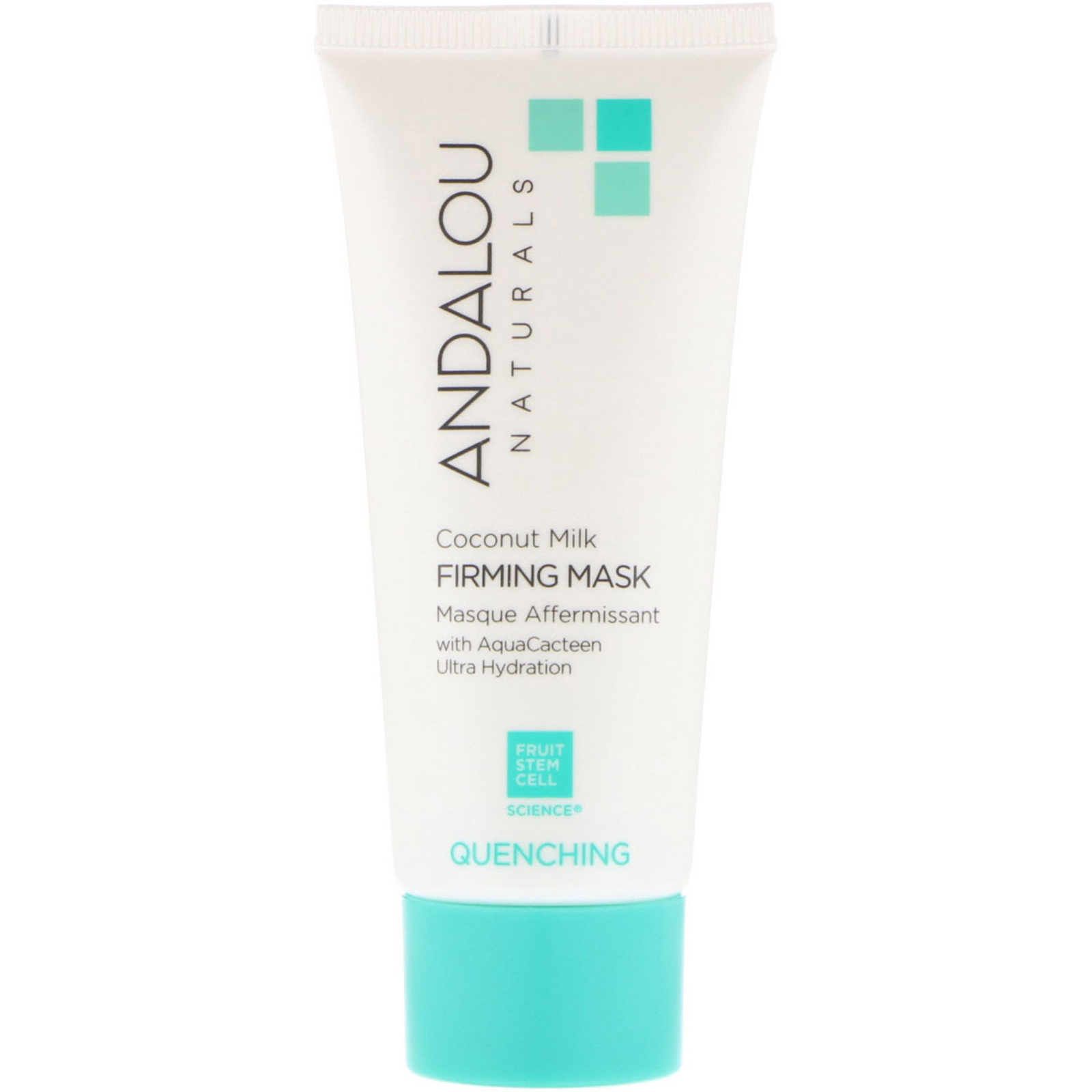 Andalou Naturals, Máscara firmadora de leite de coco, Refrescante, 1,8 fl oz (53 g)