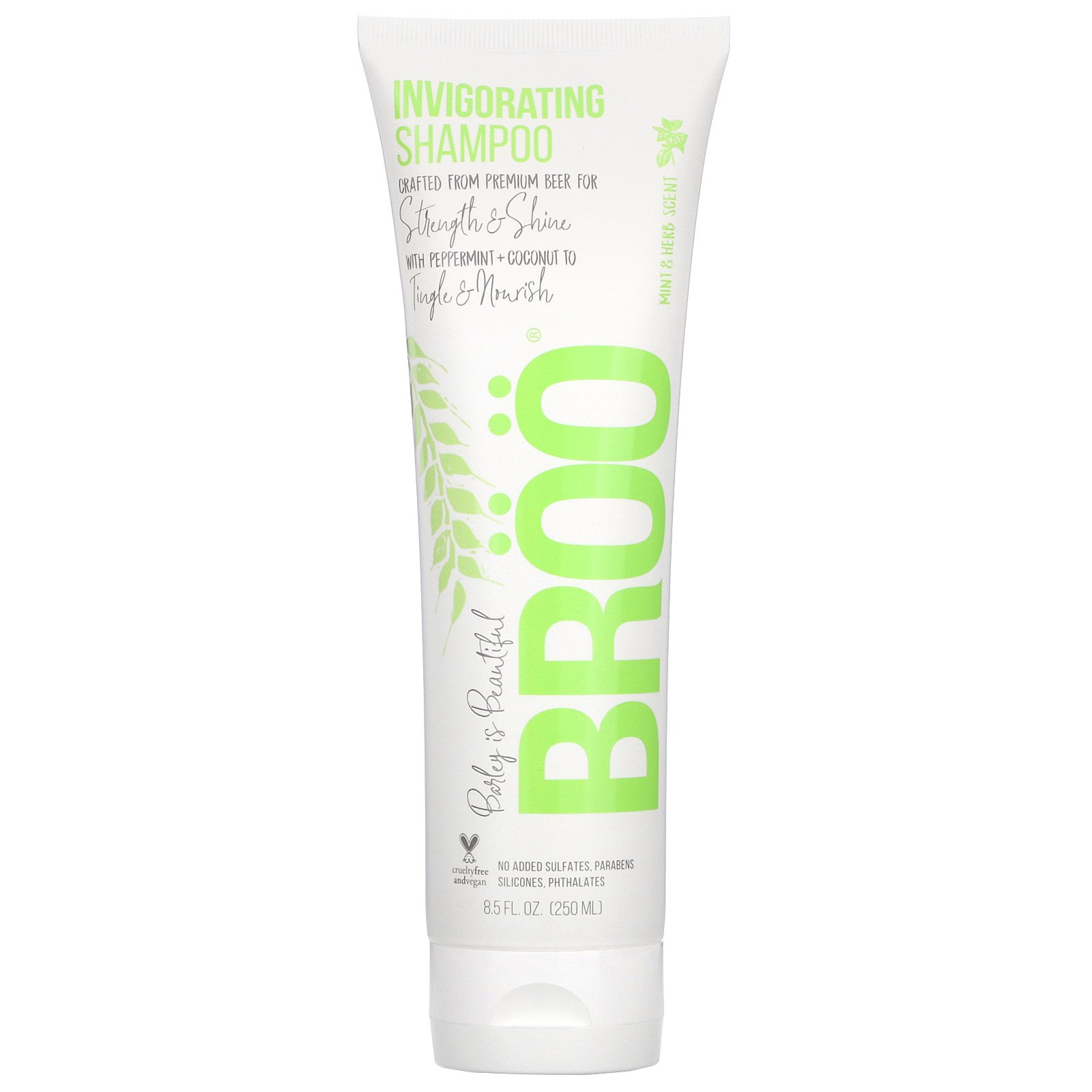 BRöö, Invigorating Shampoo, Mint & Herb, 8.5 fl oz (250 ml)