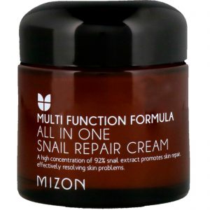 Mizon, Creme Reparador à Base de Caracol Tudo em Um, 2,53 oz (75 ml)