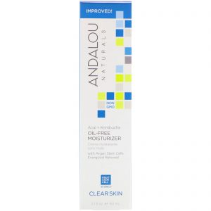 Andalou Naturals, Hidratante sem Óleo, Acai + Kombucha, 2.1 fl oz (62 ml)