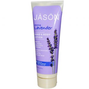 Jason Natural Cosmetics, Loção para Mãos e Corpo, Alfazema - 227 g (8 oz)
