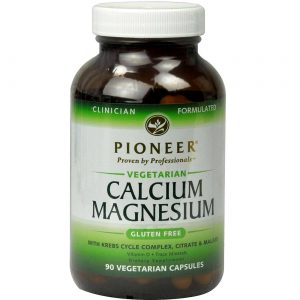 Pioneer Vegetariana Cálcio Magnésio 90 Cápsulas Vegetarianas