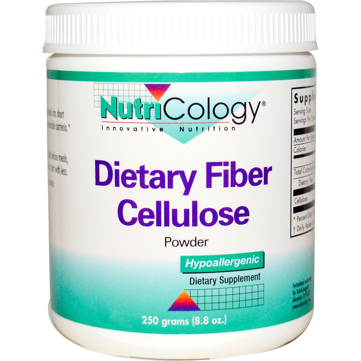 Nutricology, Fibra Nutricional de Celulose em Pó - 250 g