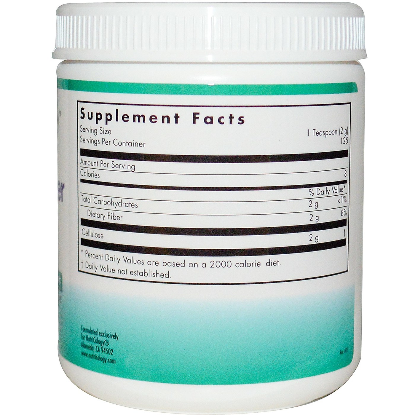 Nutricology, Fibra Nutricional de Celulose em Pó - 250 g - Imagem 2