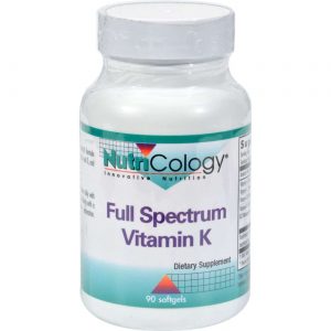 Nutricology, Vitamina K Espectro Total - 90 Cápsulas
