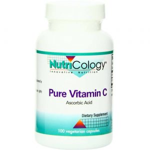 Nutricology, Vitamina C Pura 1,000 mg - 100 Cápsulas Ascórbicas