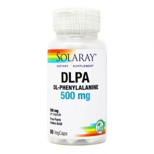 Solaray, DL-Fenilalanina - 60 Cápsulas Vegetarianas